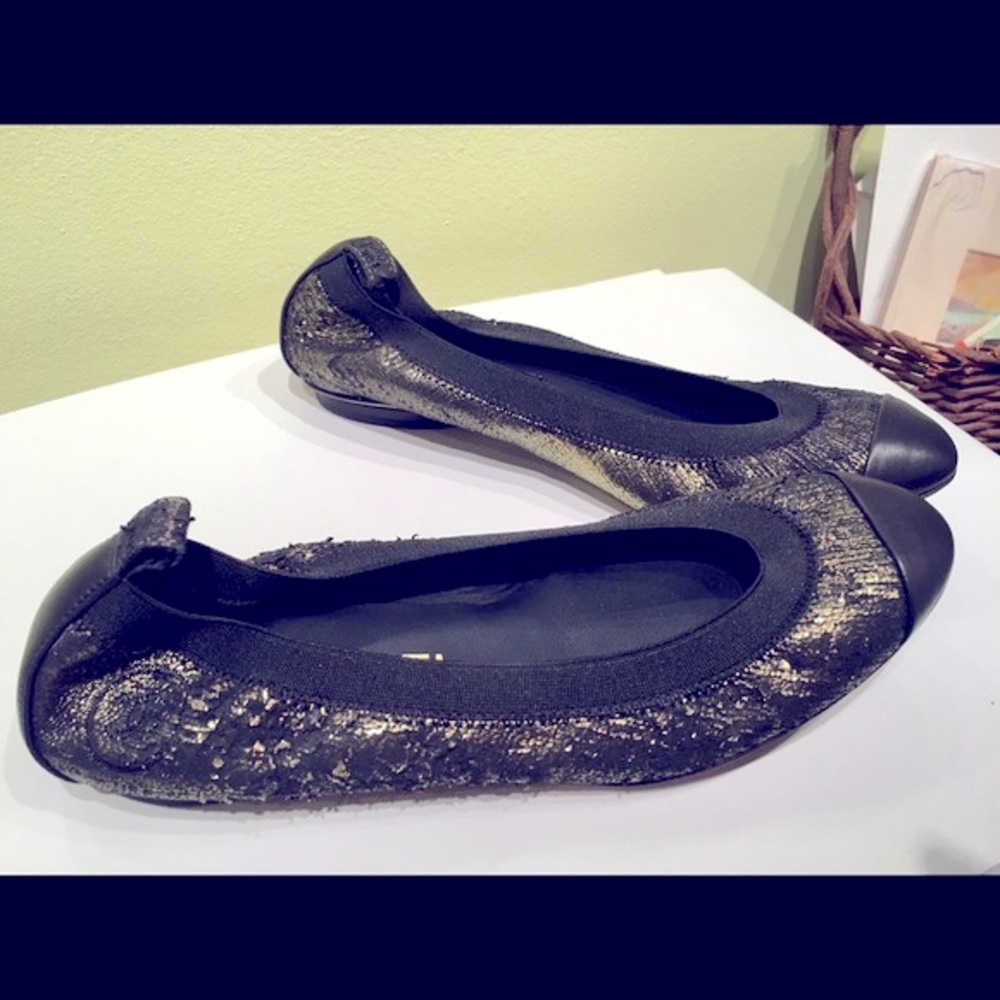 COPY - Chanel Metallic Flats